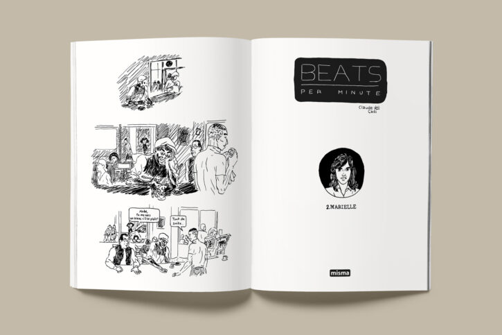 Beats per minute 2, le livre de Claude Cadi aux éditions Misma