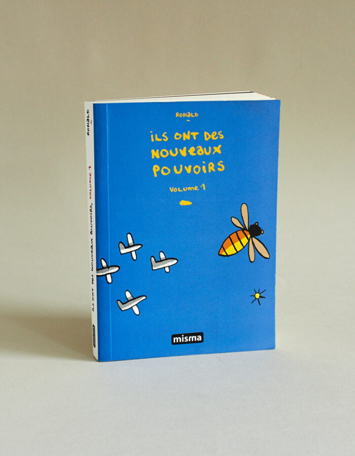 La couverture du premier volume des aventures d'Estebald, Ils ont des nouveaux pouvoirs