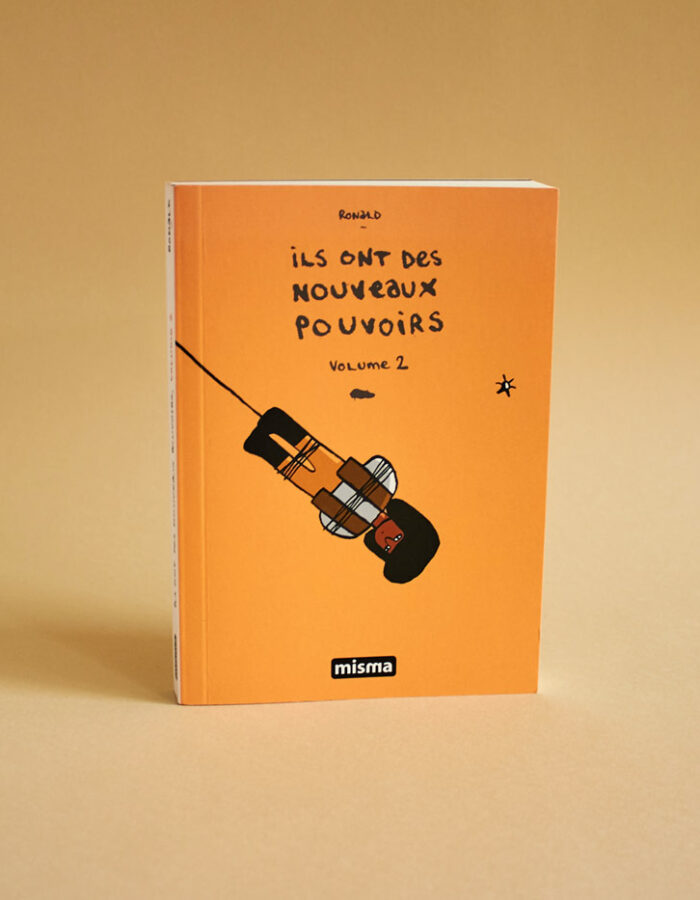 La couverture du deuxième volume des aventures d'Estebald, Ils ont des nouveaux pouvoirs, chez Misma