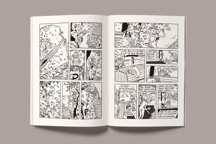 Extrait de la revue Dopututto Space des éditions Misma