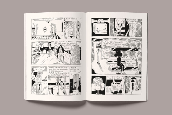 Extrait de la revue Dopututto Space des éditions Misma