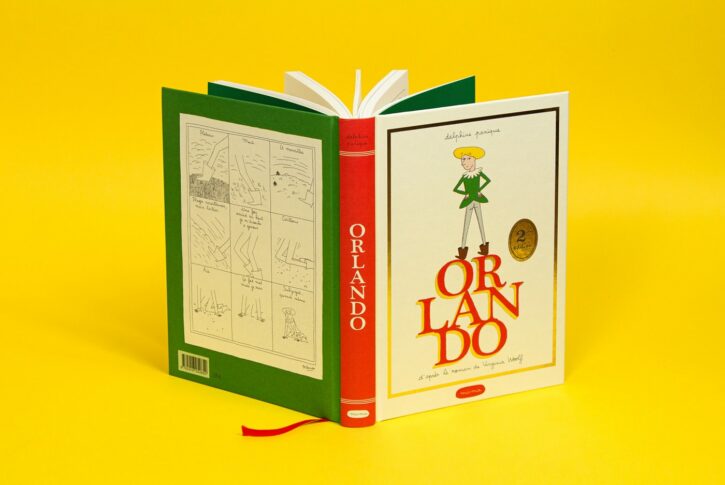 Orlando, adaptation du roman de Virginia Woolf par Delphine Panique chez MISMA, deuxième édition