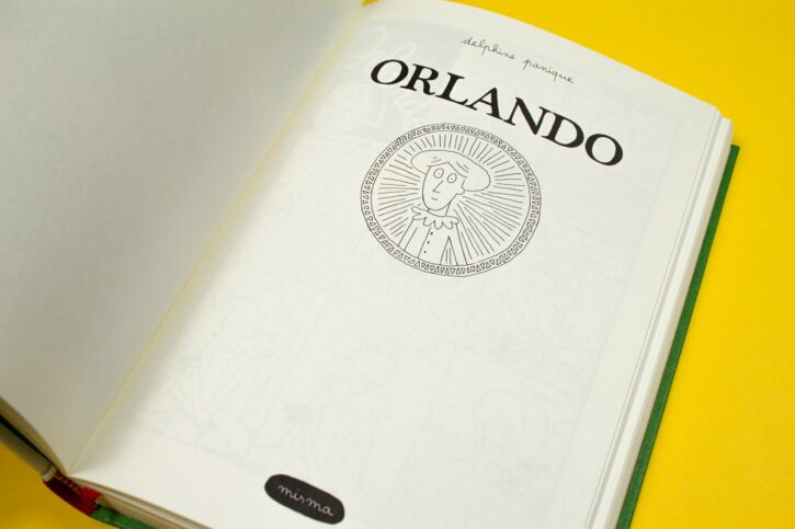 Orlando, adaptation du roman de Virginia Woolf par Delphine Panique chez MISMA, deuxième édition