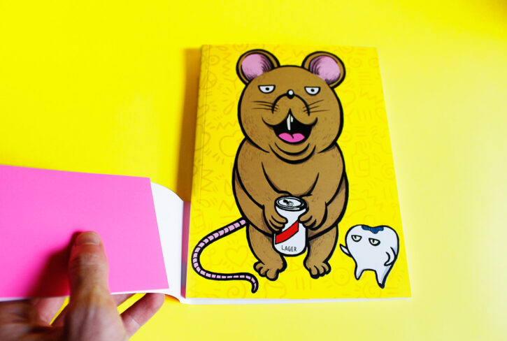 Y-Front Mouse, la souris crée par Takayo Akiyama pour les éditions Misma