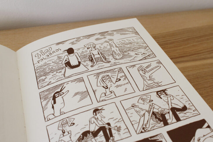 Extrait de la bande dessinée Dame un beso d'El don Guillermo, aux éditions Misma