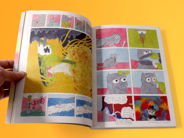 Extrait de Maximal Spleen, les aventures de Megg, Mogg & Owl par Simon Hanselmann chez Misma