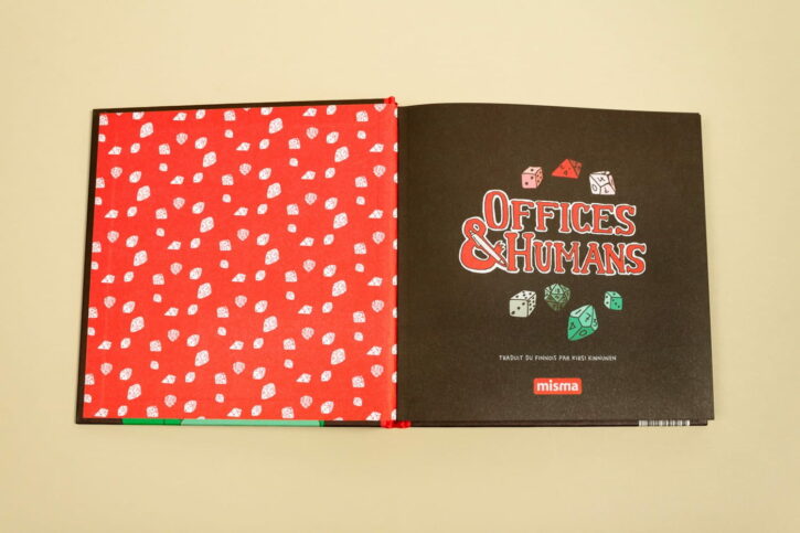 Offices & Humans, le livre dont vous êtes l'être humain, de Roope Eronen chez Misma