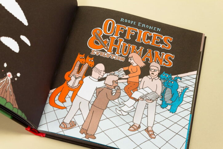 Offices & Humans, le livre dont vous êtes l'être humain, de Roope Eronen chez Misma