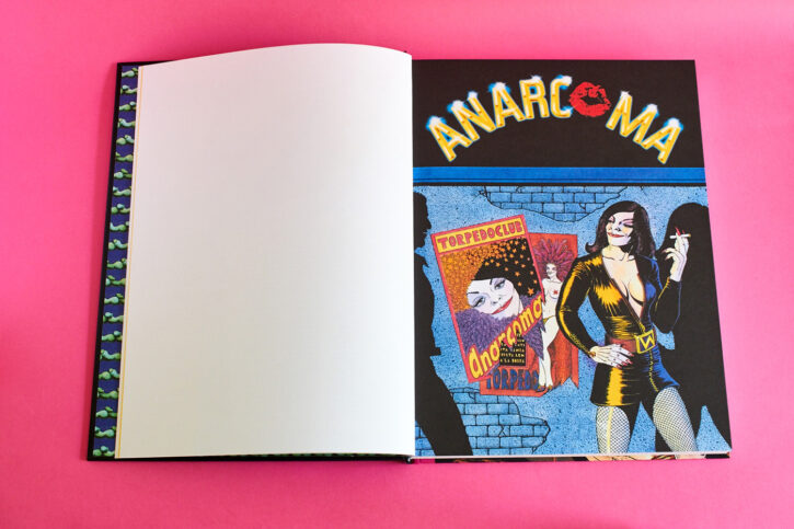 Extrait des aventures d'Anarcoma, de Nazario aux éditions Misma