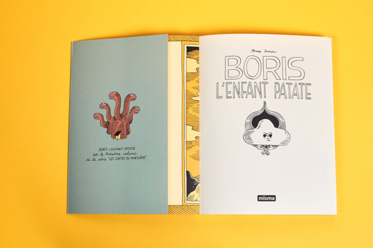 extrait de Boris l'enfant patate, d'Anne Simon aux éditions Misma