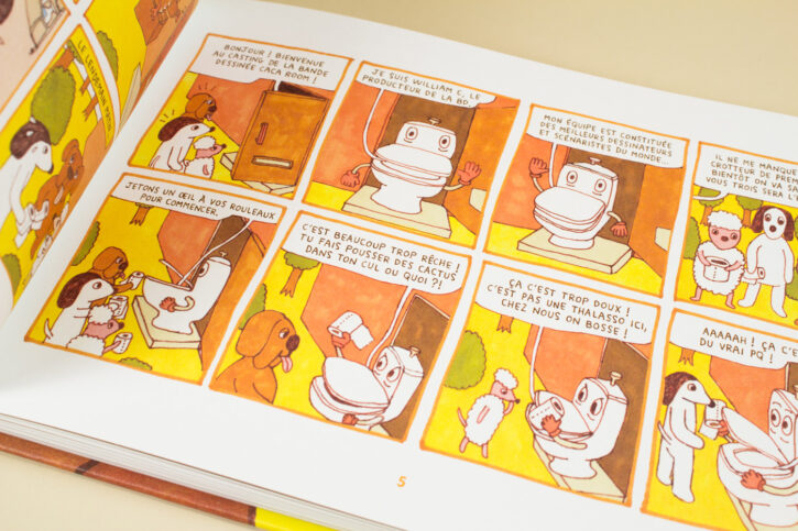 Extrait du livre Caca Room de Roope Eronen aux éditions Misma