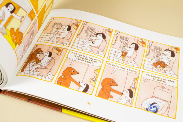 Extrait du livre Caca Room de Roope Eronen aux éditions Misma