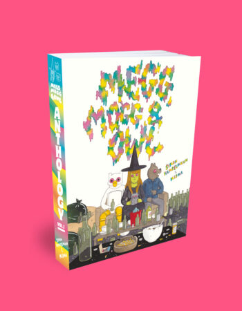 Couverture de la première anthologie des aventures de Megg, Mogg and Owl, de Simon Hanselmann chez Misma