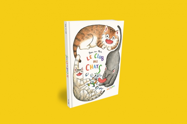 Couverture du Club des chats de Yoon-sun park chez Misma