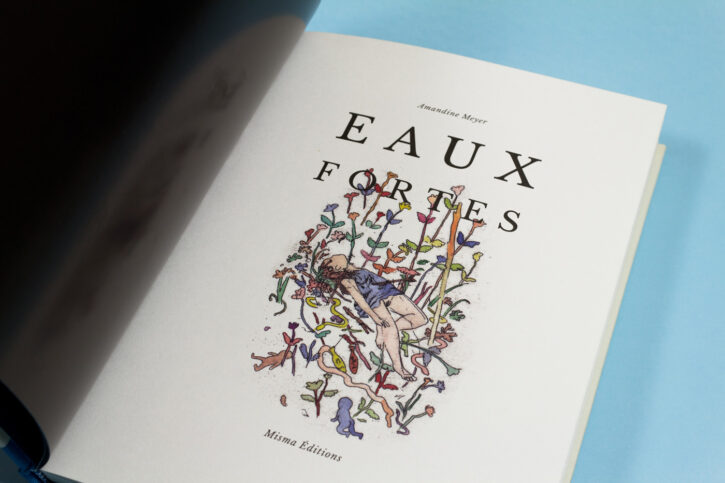 Extrait du livre de gravures Eaux Fortes, d'Amandine Meyer chez Misma
