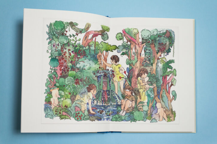 Extrait du livre de gravures Eaux Fortes, d'Amandine Meyer chez Misma