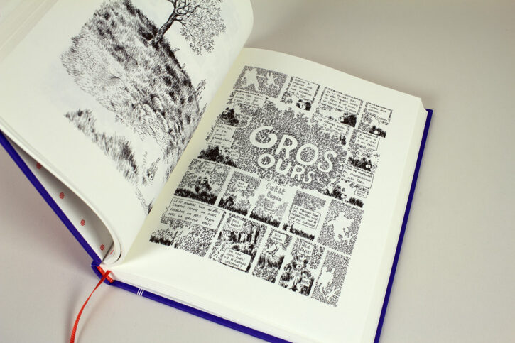 Extrait de Gros ours et Petit Lapin, de Nylso aux éditions Misma