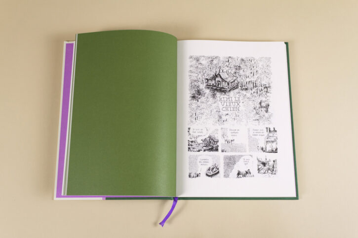 Extrait du livre Kimi le vieux chien de Nylso aux éditions Misma