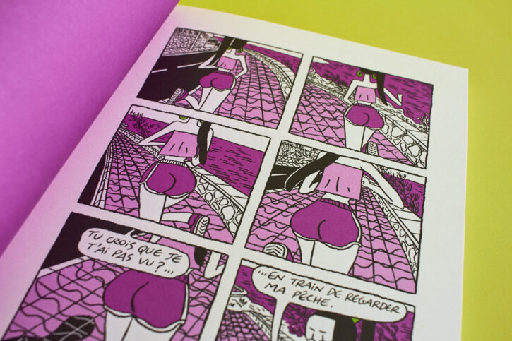 Extrait de La fille sans culotte, la BD d'El don Guillermo aux éditions Misma