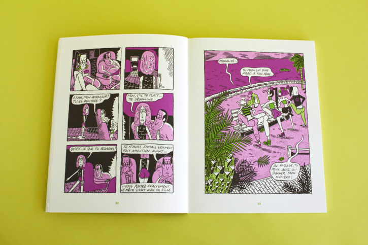 Extrait de La fille sans culotte, la BD d'El don Guillermo aux éditions Misma