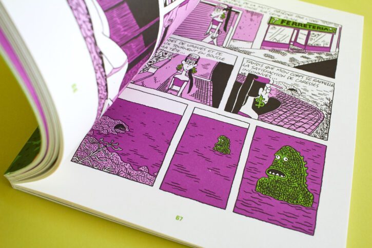 Extrait de La fille sans culotte, la BD d'El don Guillermo aux éditions Misma