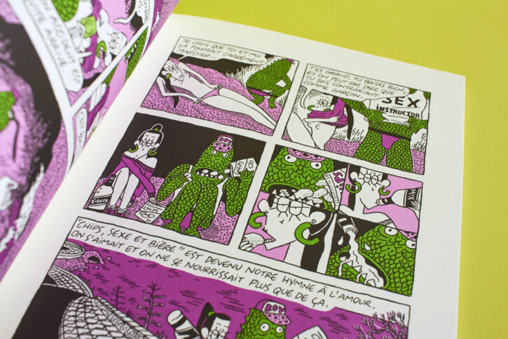 Extrait de La fille sans culotte, la BD d'El don Guillermo aux éditions Misma