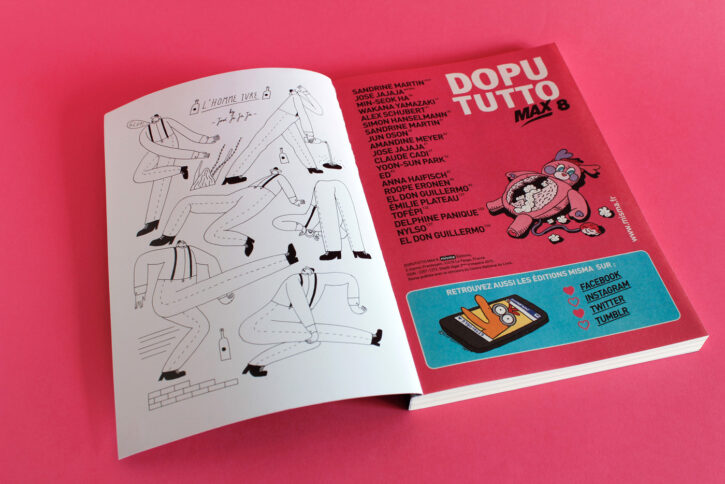 Extrait du numéro 8 de la revue collective des éditions MISMA, Dopututto Max.