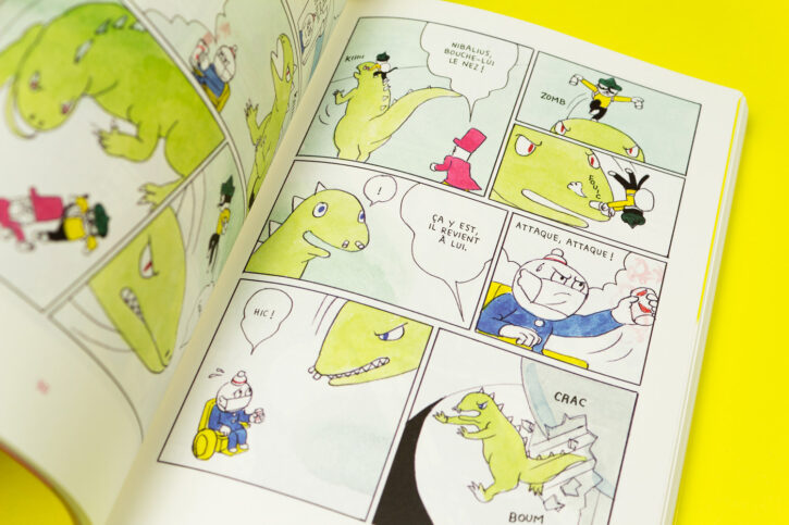 Extrait des aventures du Détective Kahn, de Min-seok Ha, paru chez MISMA