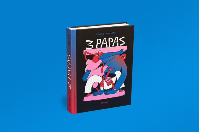 couverture de 3 Papas, le premier livre de Nando von Arb aux éditions MISMA