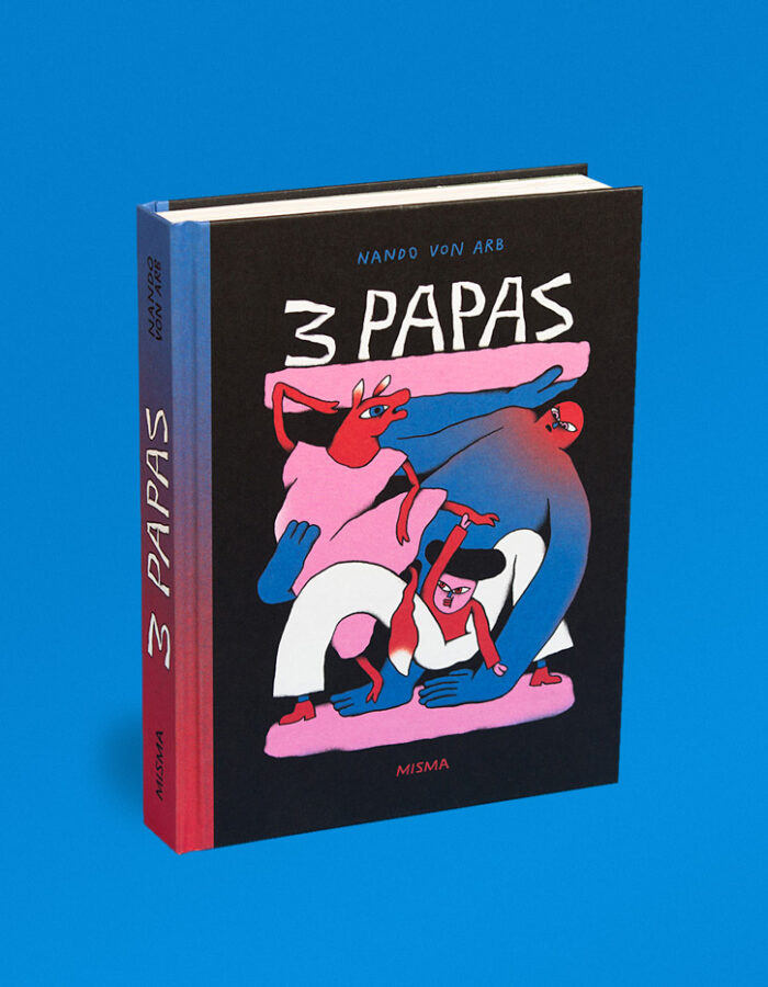 couverture de 3 Papas, le premier livre de Nando von Arb aux éditions MISMA