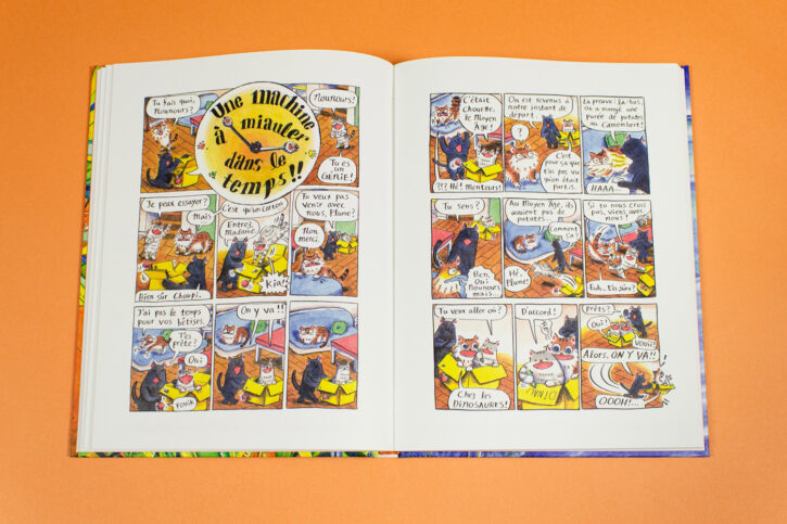Extrait de Où est le club des chats, de Yoon-sun Park chez Misma éditions
