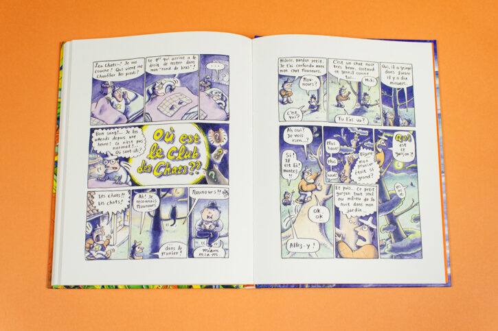 Extrait de Où est le club des chats, de Yoon-sun Park chez Misma éditions