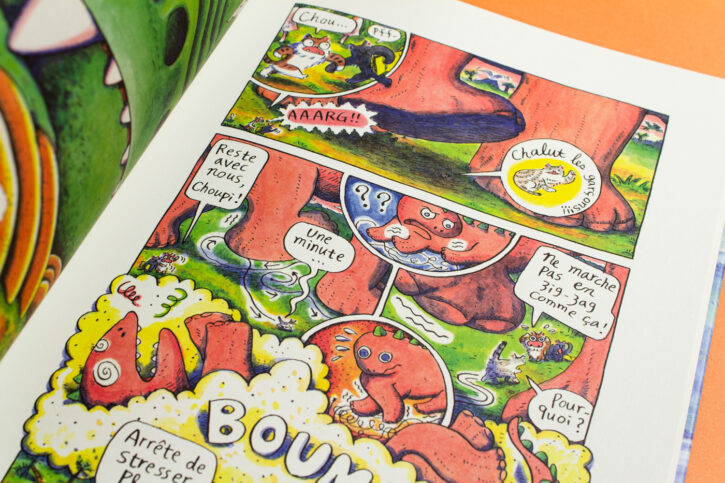 Extrait de Où est le club des chats, de Yoon-sun Park chez Misma éditions