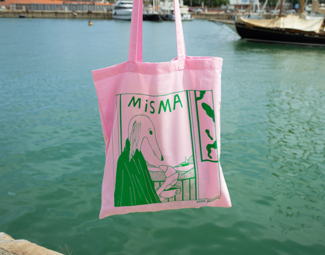tote bag MISMA signé Anna Haifisch