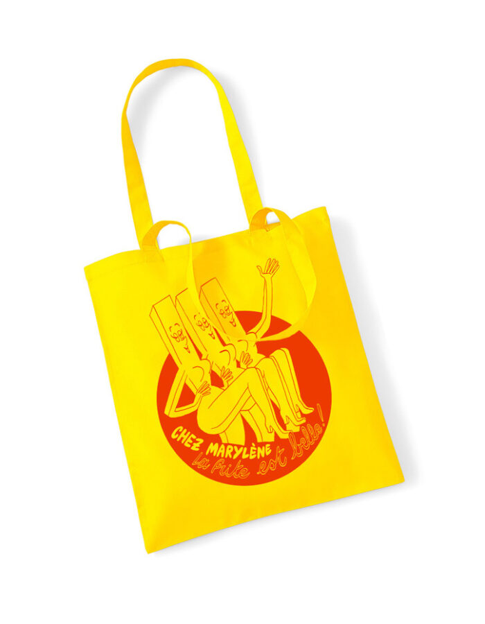 Sac MISMA frites "Chez Marylène, la frite est belle"
