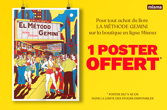 1 poster offert pour l'achat du livre La méthode Gemini de Magius